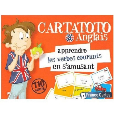 Jeu de cartes cartatoto : anglais 3 : les verbes  France Cartes    240600